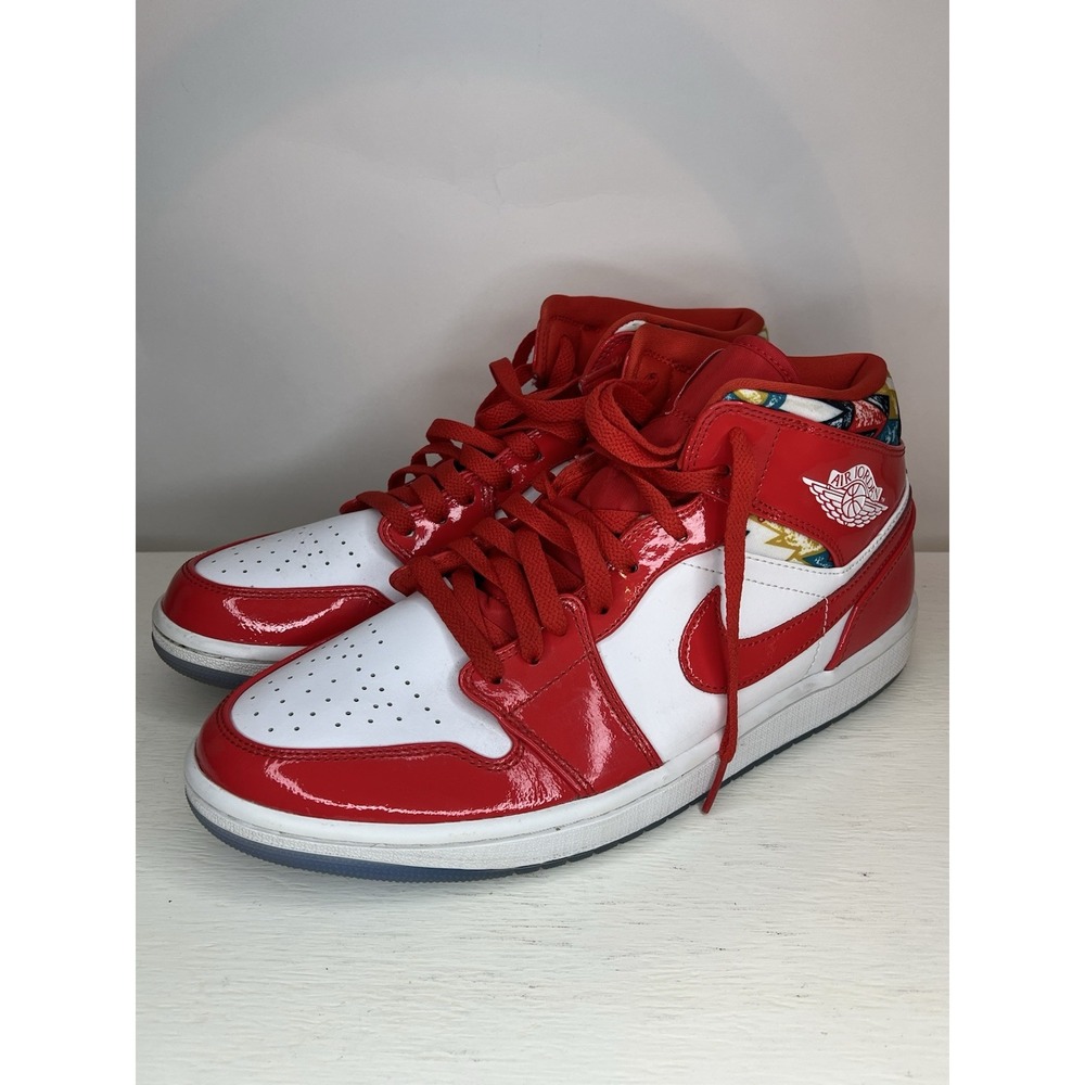 Air Jordan 1 SE Mid Barcelona Sweater DC7294-600 Size 10